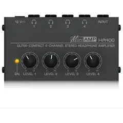 GENERICO - Amplificador Audífonos Compacto Ha400 De 4 Canales