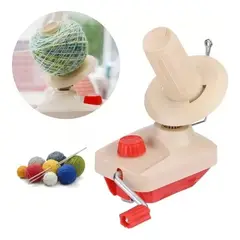 GENERICO - Maquina Ovilladora Manual Hasta 100gr Beige