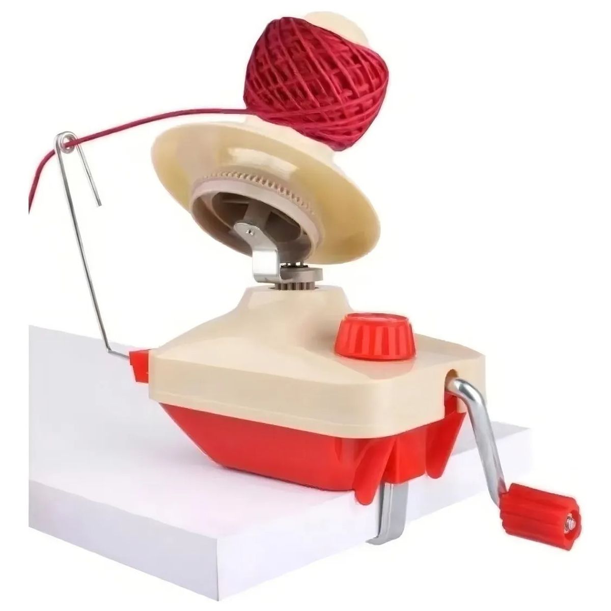 GENERICO - Maquina Ovilladora Manual Hasta 100gr Beige
