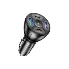 MLAB - CARGADOR 12V RAPIDO 20W 2USB QC3.0 + 2 PD BLACK