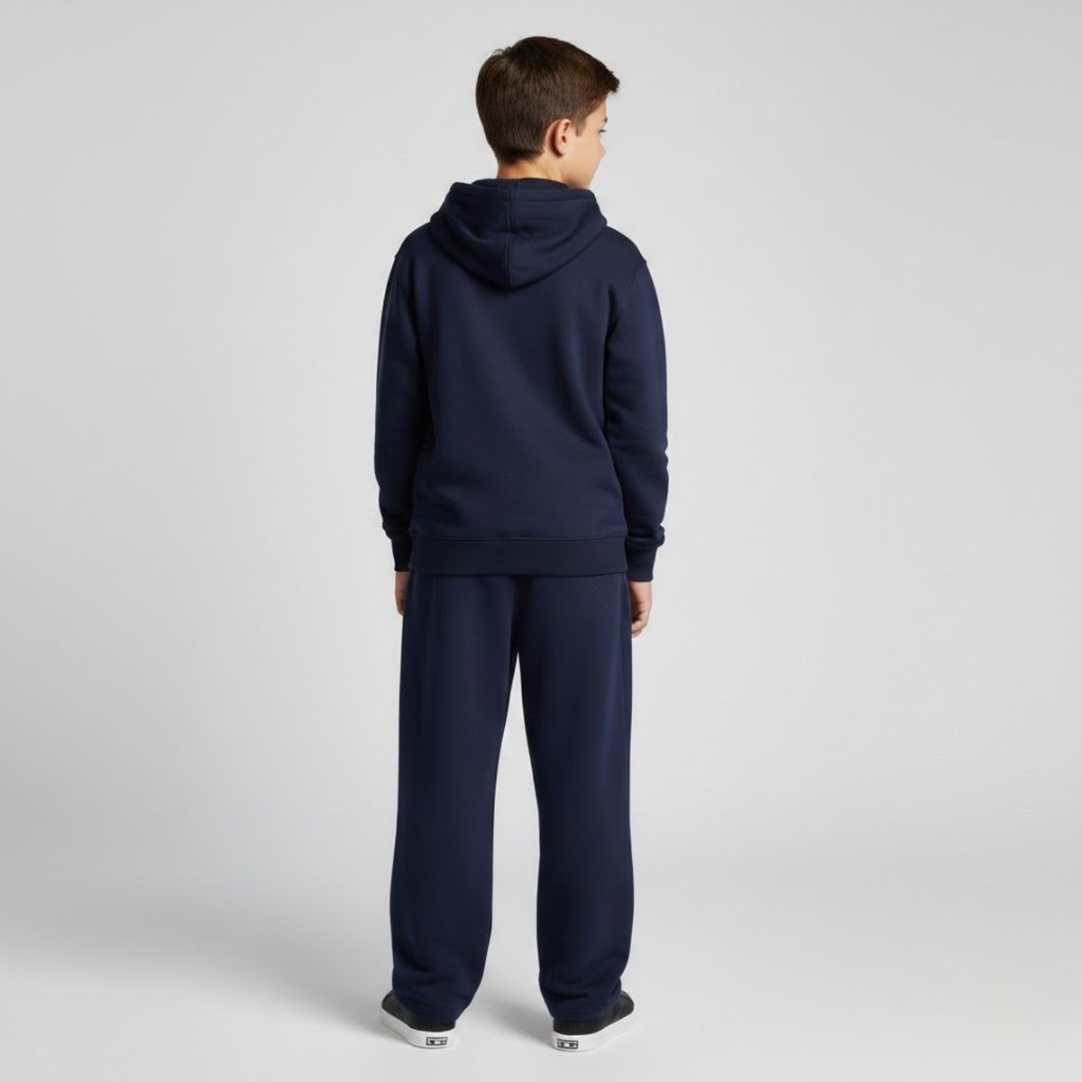 DESIGNERS - Conjunto Escolar Niño Algodón - Buzo Baggy + Polerón Cierre