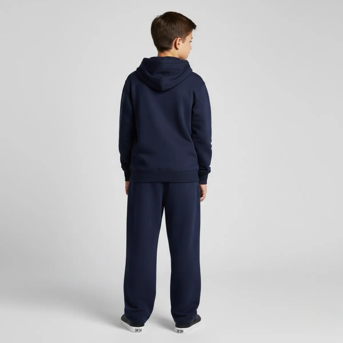 DESIGNERS - Conjunto Escolar Niño Algodón - Buzo Baggy + Polerón Cierre