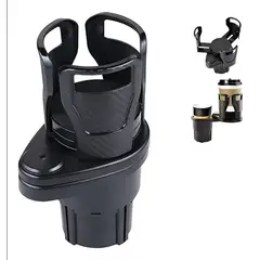GENERICO - Portavasos Multifuncional Para Auto Ajustable Doble Soporte