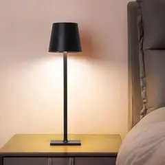 BLUEDREAMER - Lámpara de escritorio LED Lámpara táctil inalámbrica recargable