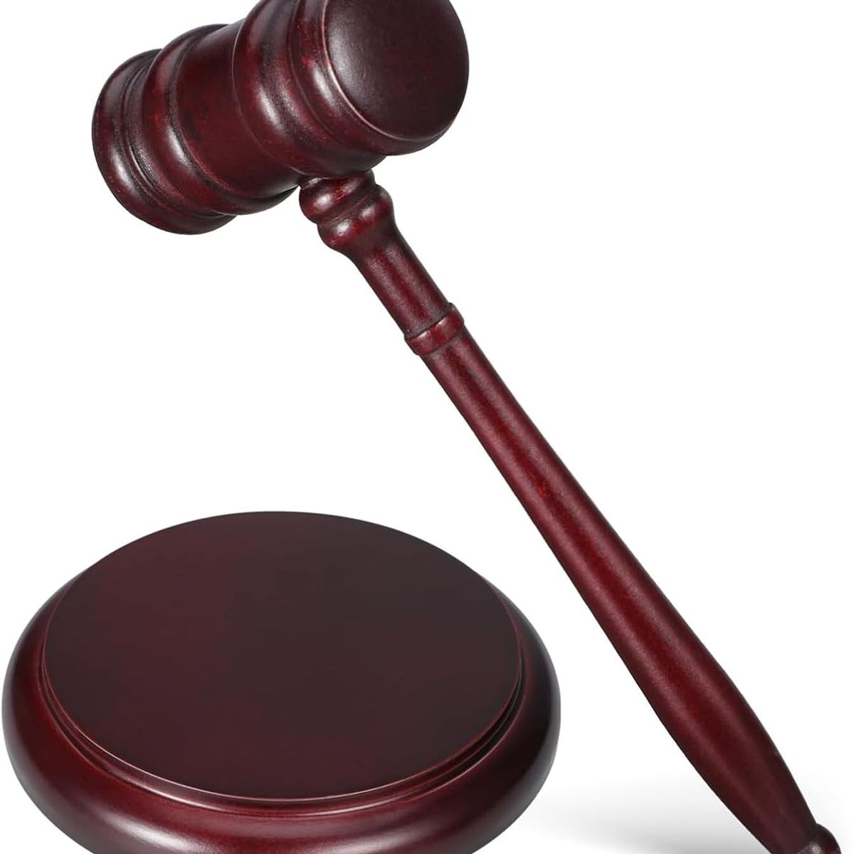 KUANGYE - Martillo De Juez De Madera Para Abogado Martillero Arbitro