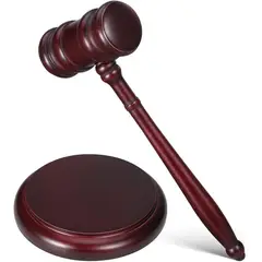 KUANGYE - Martillo De Juez De Madera Para Abogado Martillero Arbitro