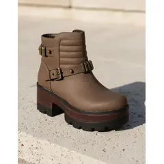 VERAZZI - Botín Niña Brown con Plataforma