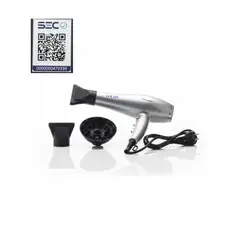 IRM - Secador De Pelo Profesional 5000w Potencia Y Estilo Plateado
