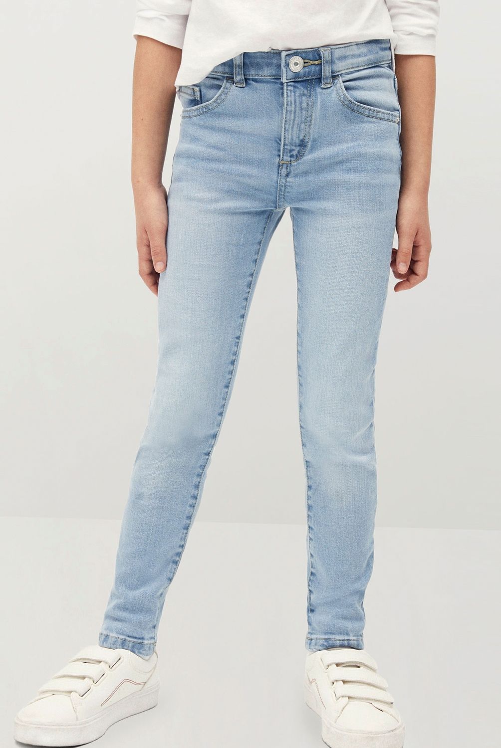 MANGO KIDS - Mango Kids Jeans Skinny Algodón Niña