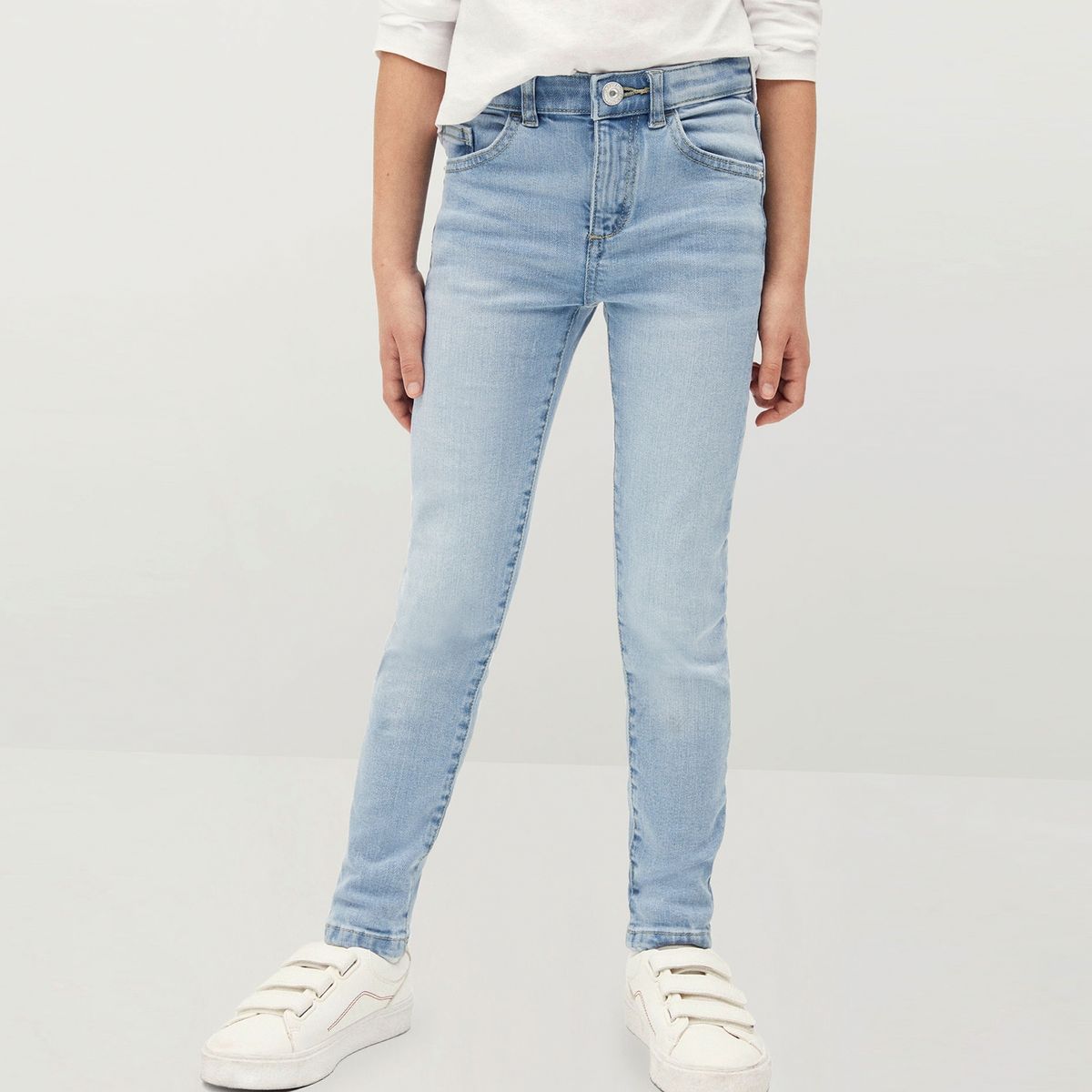 MANGO KIDS - Mango Kids Jeans Skinny Algodón Niña