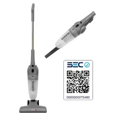 SINDELEN - Aspiradora Vertical y de Mano 2 en 1 Hogar y Auto Certificada SEC