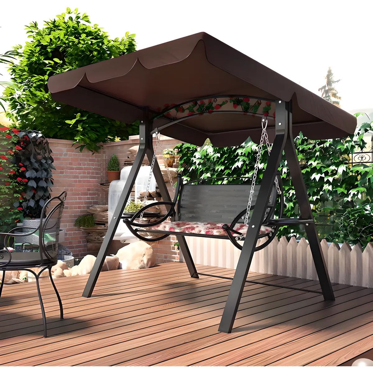 AFVENTURA - Sillón Columpio De Terraza 2 Personas