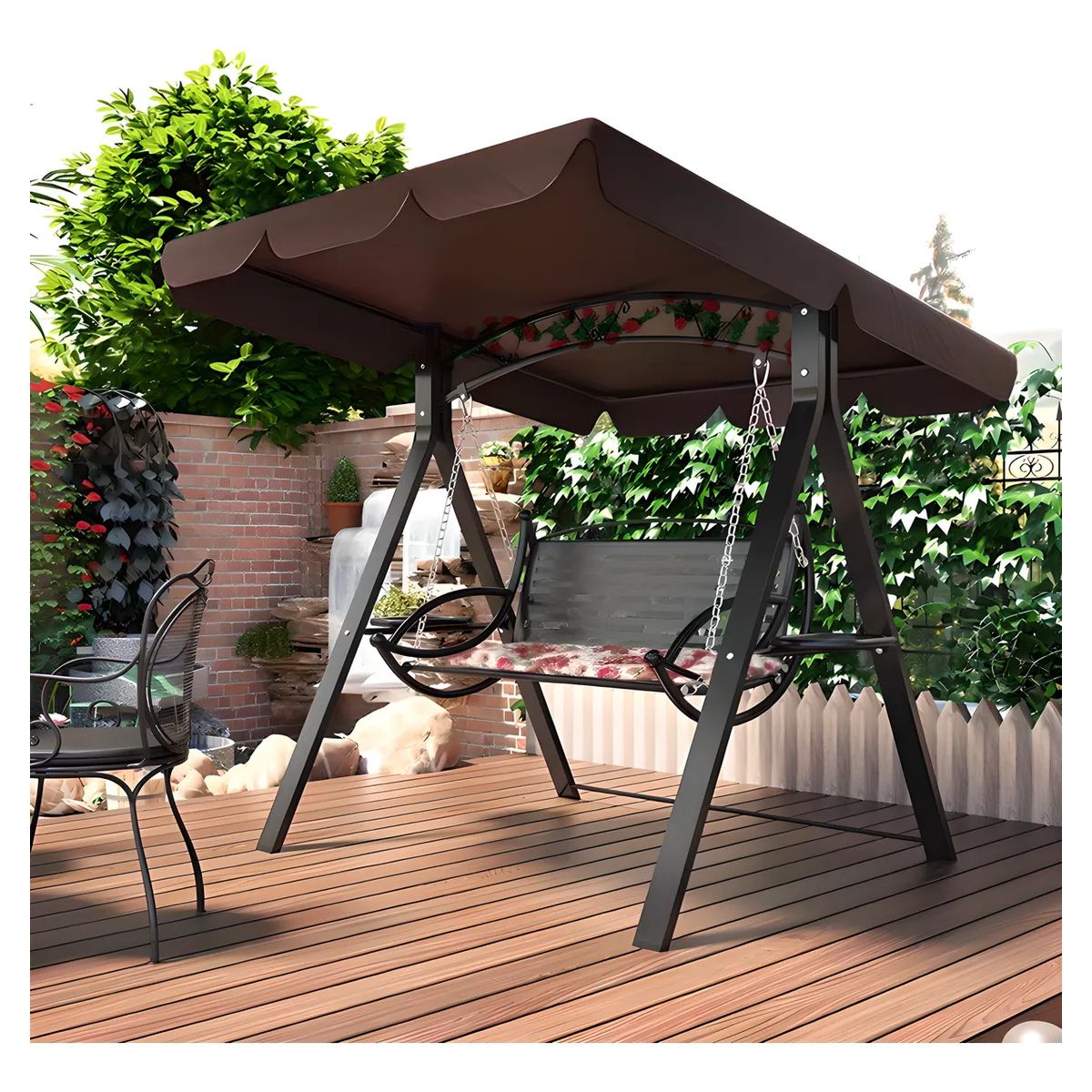 AFVENTURA - Sillón Columpio De Terraza 2 Personas