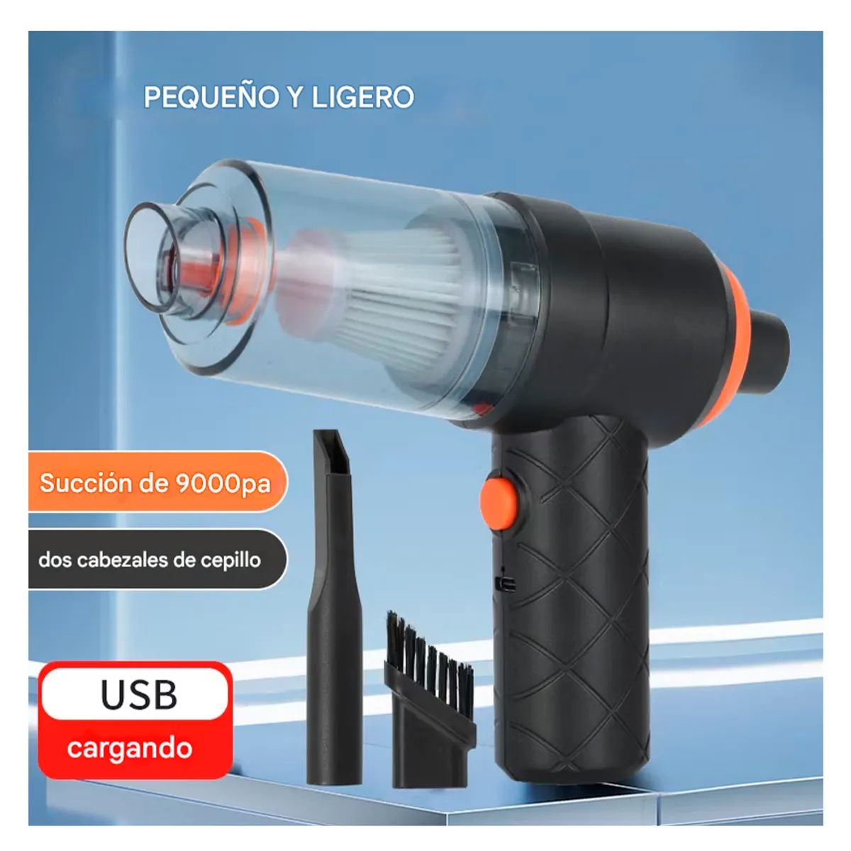 IRM - Aspiradora Inalambrica Portatil USB Recargable