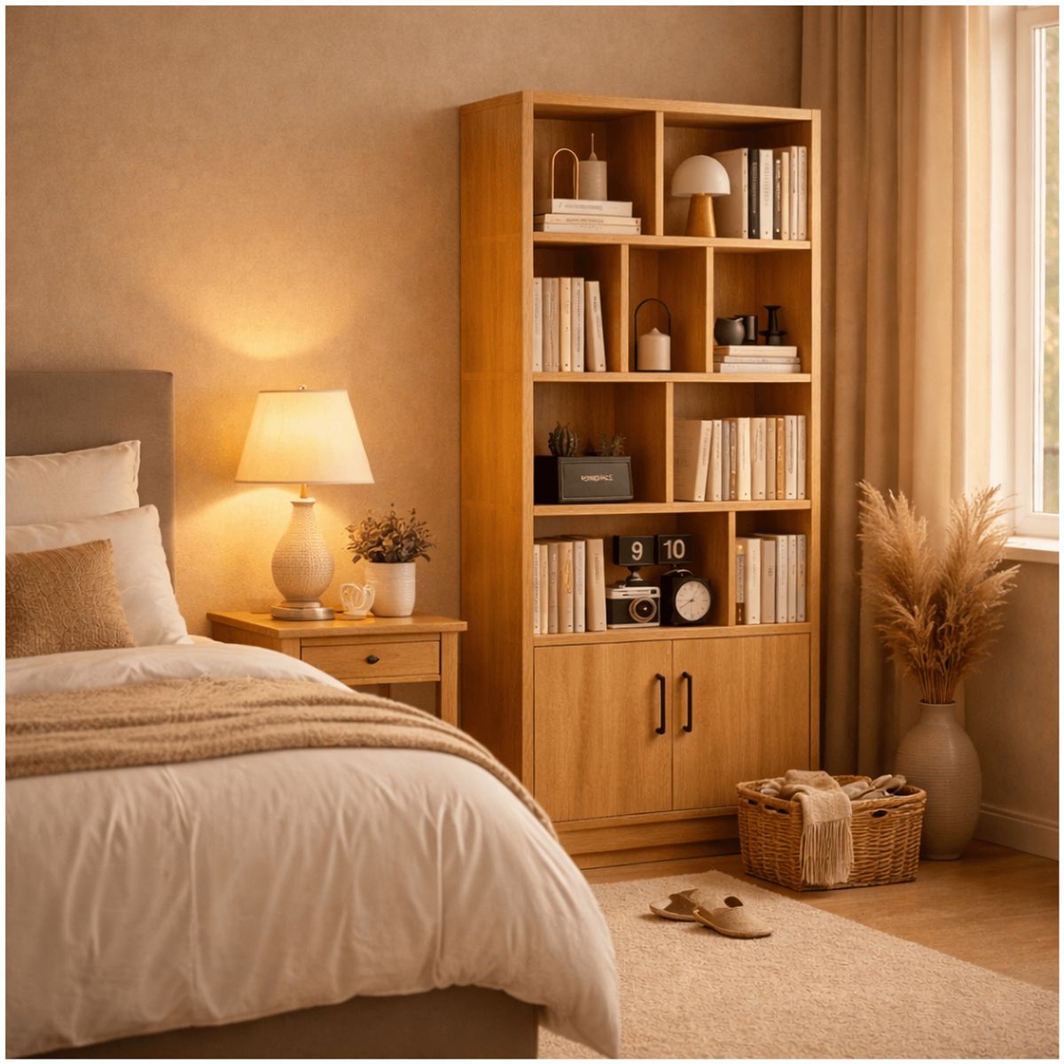 HOMER DESIGN - Estante Repisa Para Libros librero biblioteca Combinable 80 de Ancho