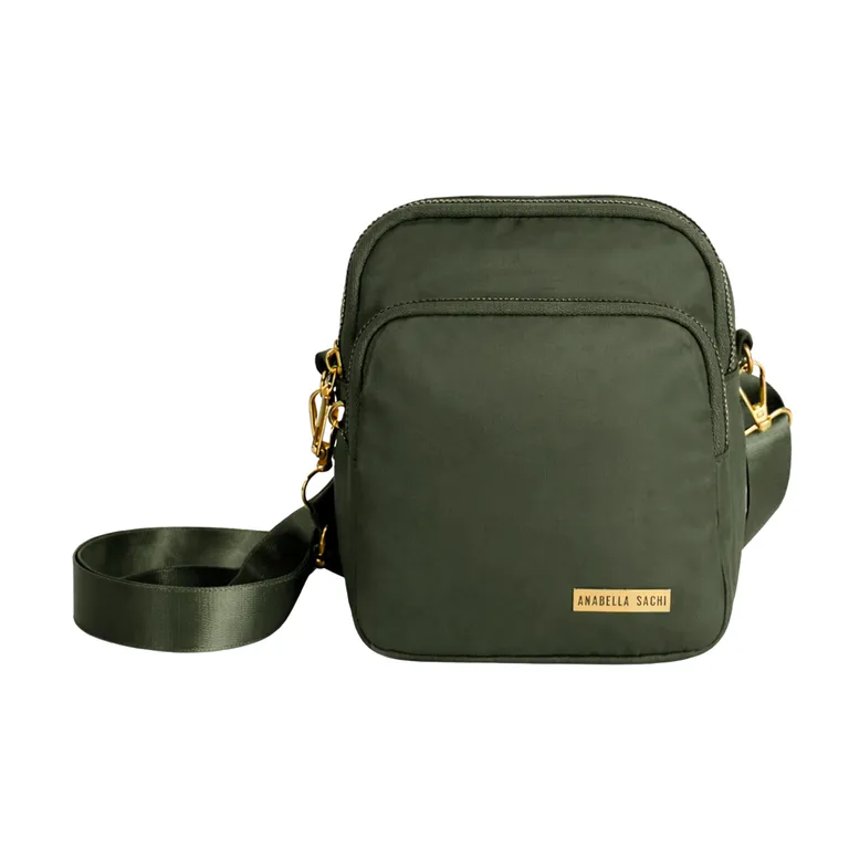 Cartera bandolera Isa verde Verde TALLA UNICA