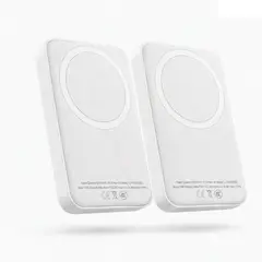 TASBEL - X2 Power Bank Inalambrico 5000mAh Bateria Magnetica Delgada Compatible con iPhone 12 13 14 15 16 17