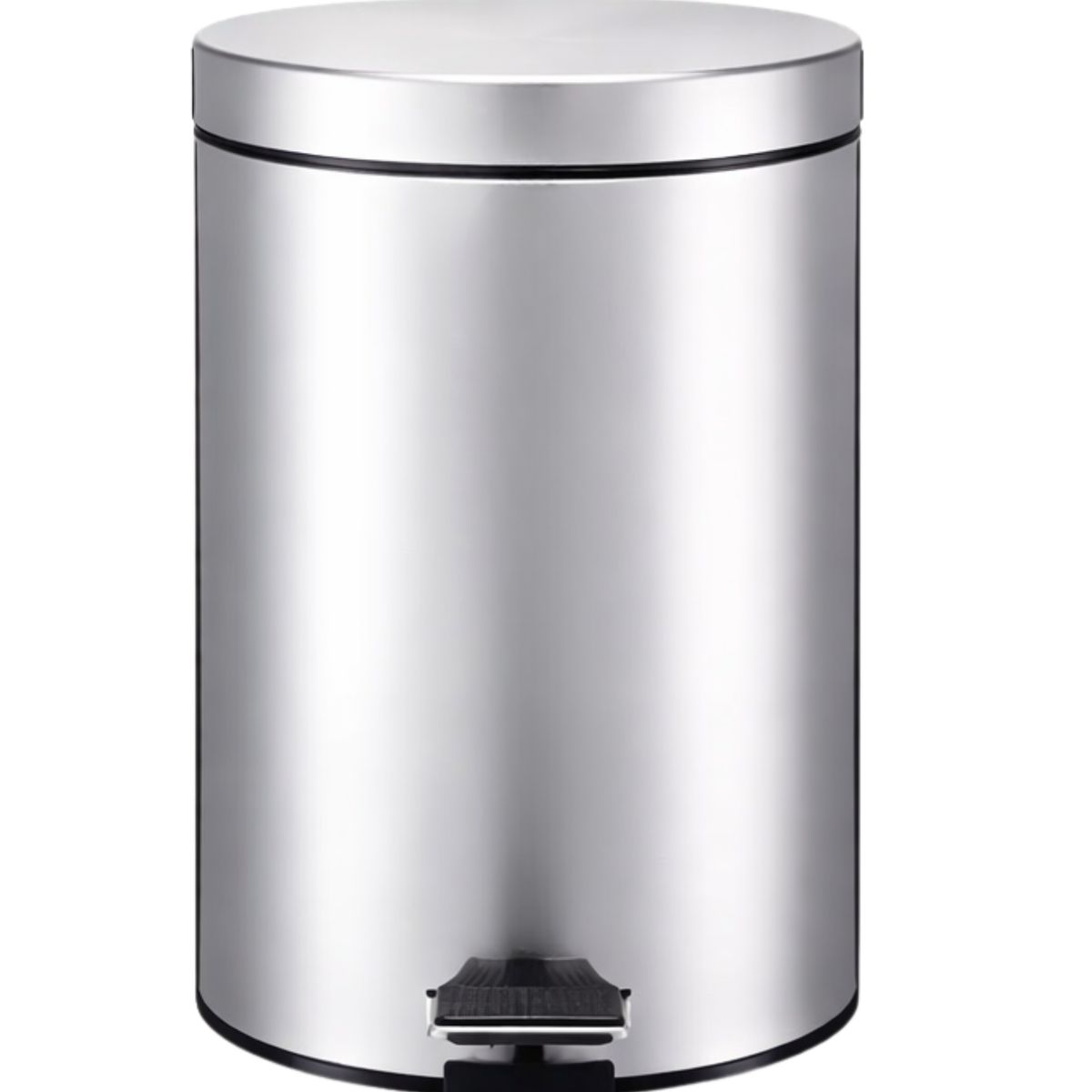 GENERICO - Basurero Con Pedal Y Cierre Suave Acero Inoxidable 7L