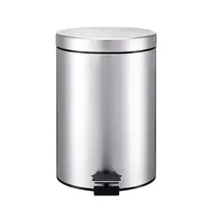 GENERICO - Basurero Con Pedal Y Cierre Suave Acero Inoxidable 7L