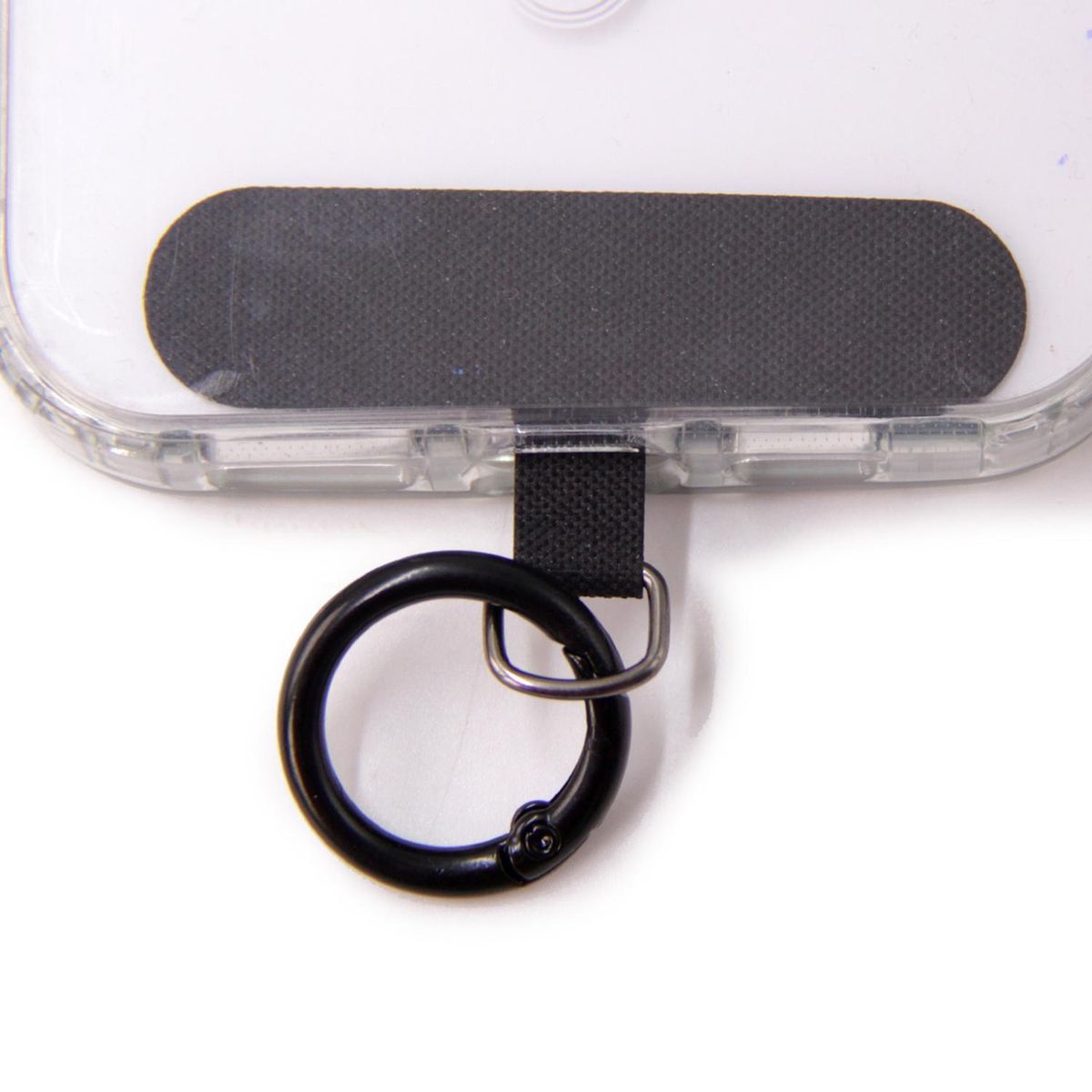 GENERICO - Pack 10 ganchos adaptadores NEGRO para correa strap de celular
