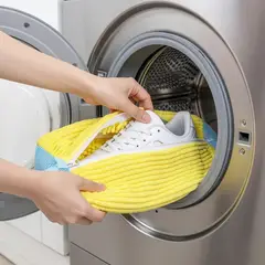 CHINA - Pack 2 Bolsas Para Lavar Zapatillas En Lavadora Ropa Zapatos - Amarillo