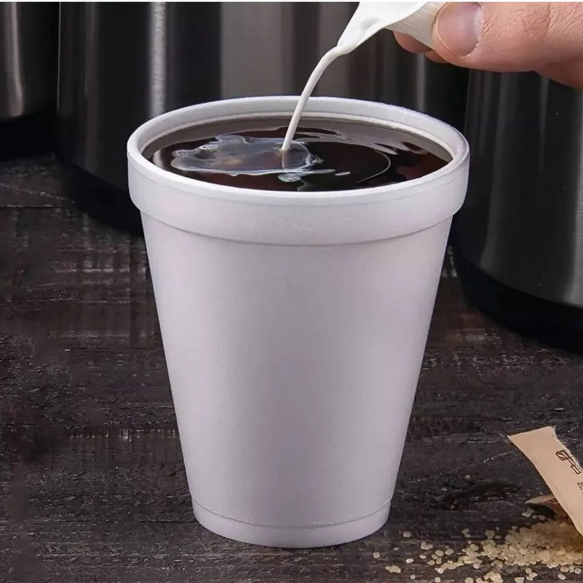 GENERICO - Vasos Térmicos de Plumavit 8oz Pack 25 Unidades Vaso Café
