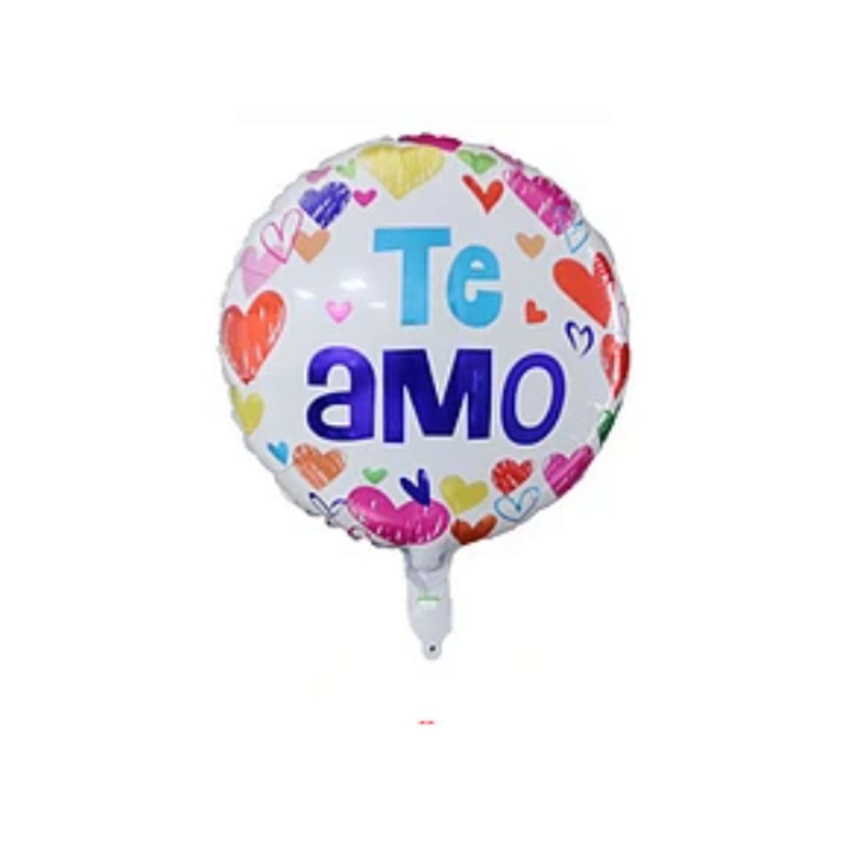GENERICO - Globo metálico redondo te amo 45cm