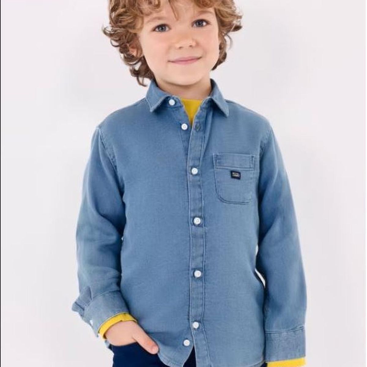 MAYORAL - Camisa mezclilla niño