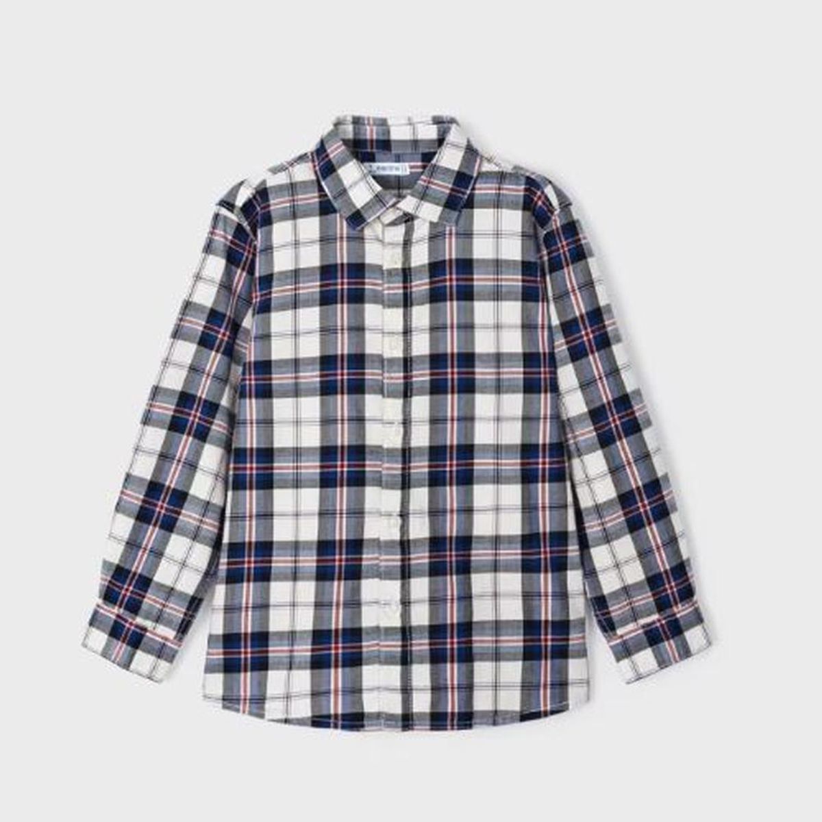 MAYORAL - Camisa manga larga cuadros niño