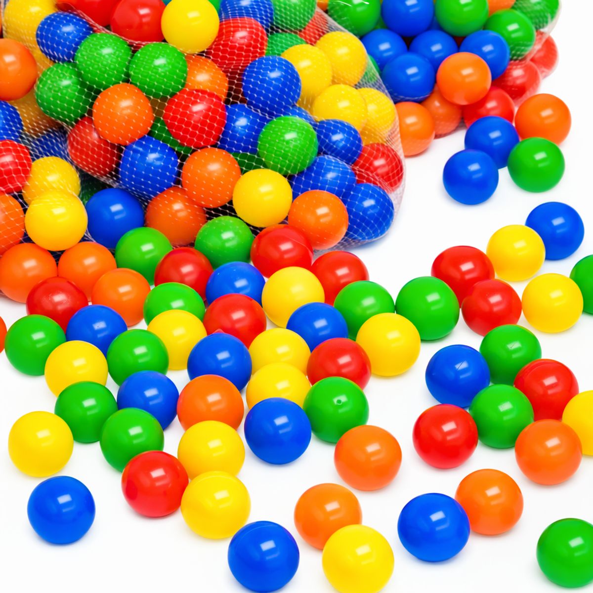 GENERICO - Pack 50 Pelotas Plásticas Para Piscina 5.5cm Mix Colores