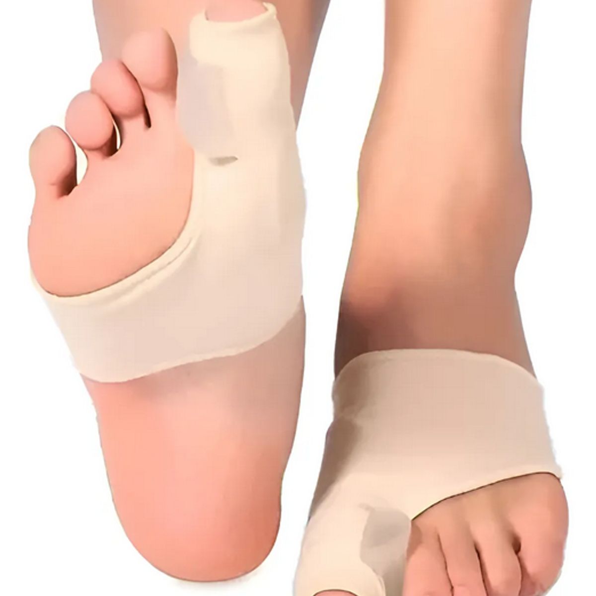 GENERICO - Corrector De Juanete par Ambos Pies Almohadillas De Gel Marrón
