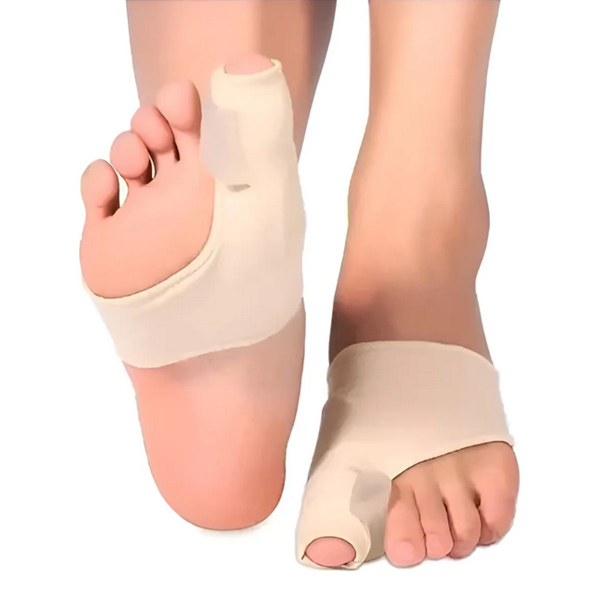 GENERICO - Corrector De Juanete par Ambos Pies Almohadillas De Gel Marrón