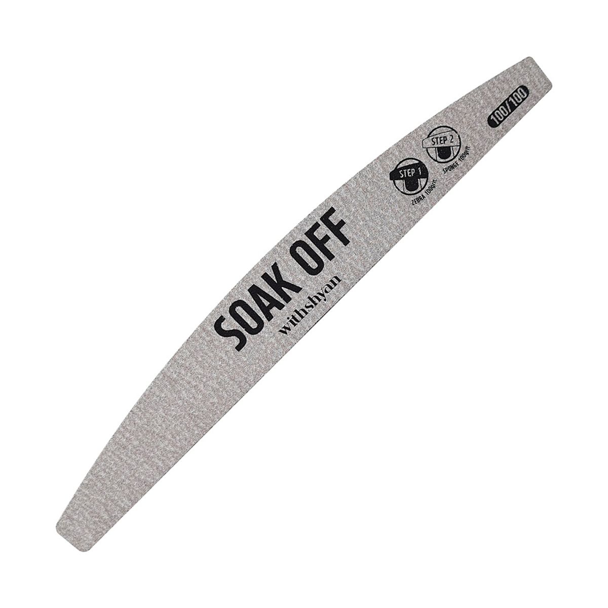GENERICO - Lima de Uñas Soak Off Zebra 100 - Sponge 100 Withshyan Korea