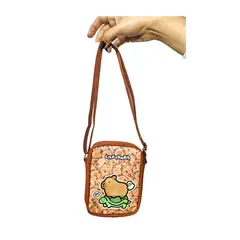 GENERICO - BOLSO KAWAII BANDOLERA CAPIBARA DE ECO CUERO ECOLOGICO