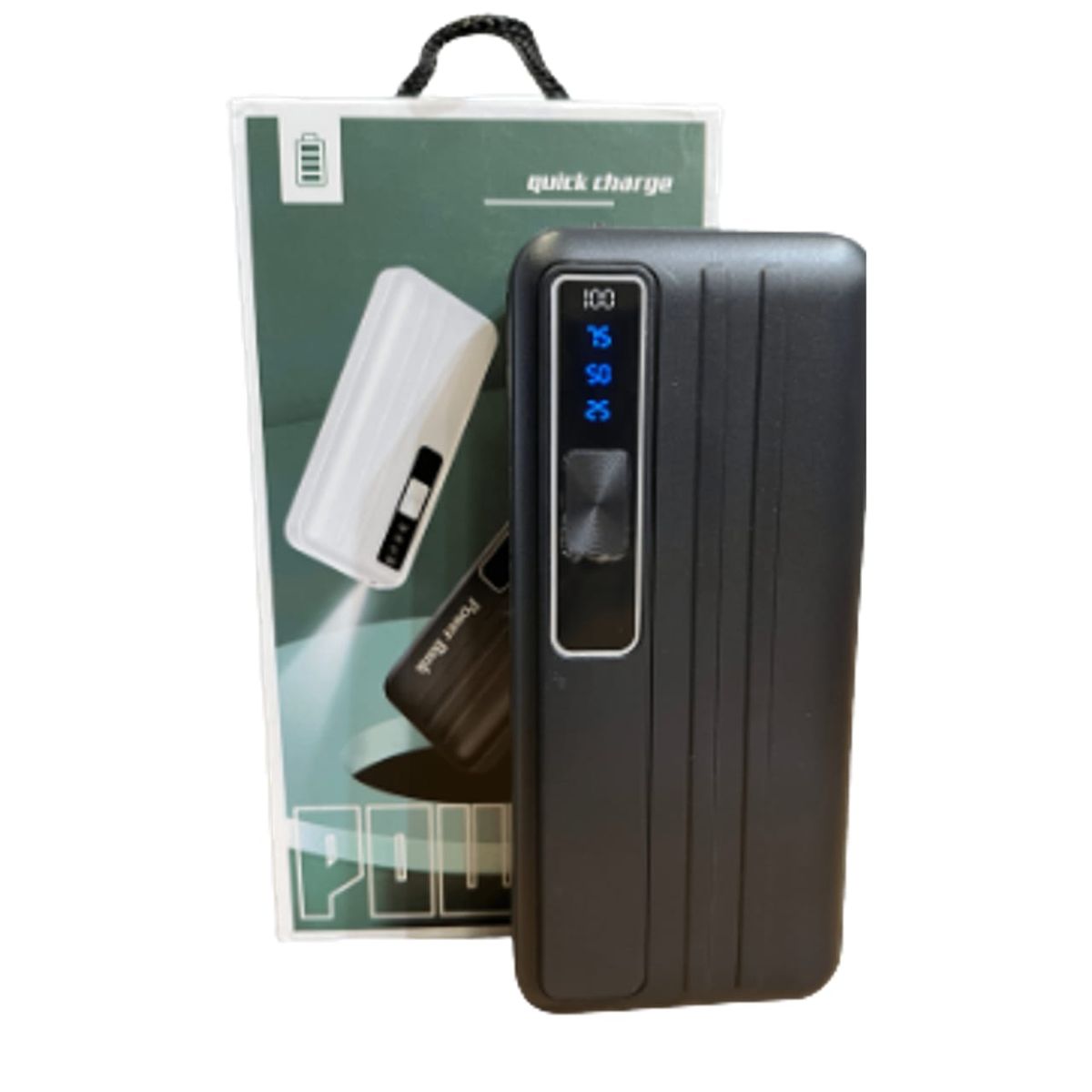 MOVI - POWER BANK 20.000 MAH CON 3 SALIDAS USB Y LINTERNA LED