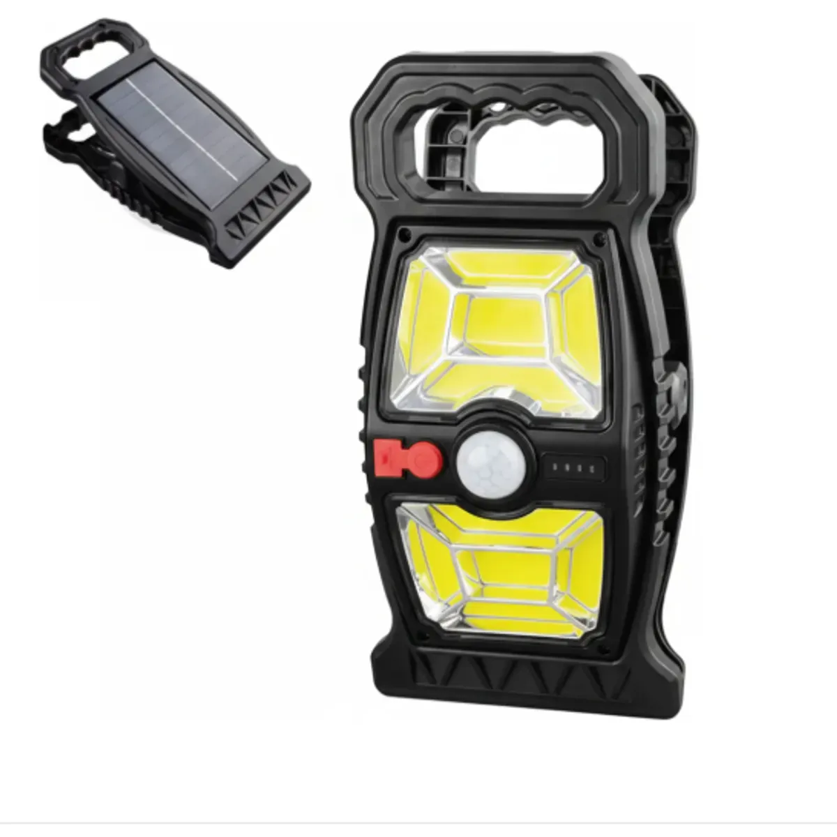 GENERICO - Lampara Solar Portatil Para Exterior Clip Pinza Con Sensor