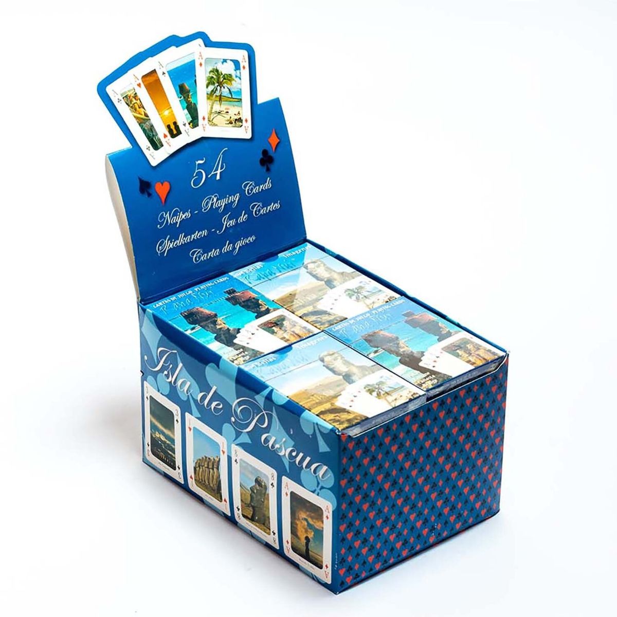 MUNDICARD - Set De Naipes Deco Diseño Rapa Nui Isla De Pascua