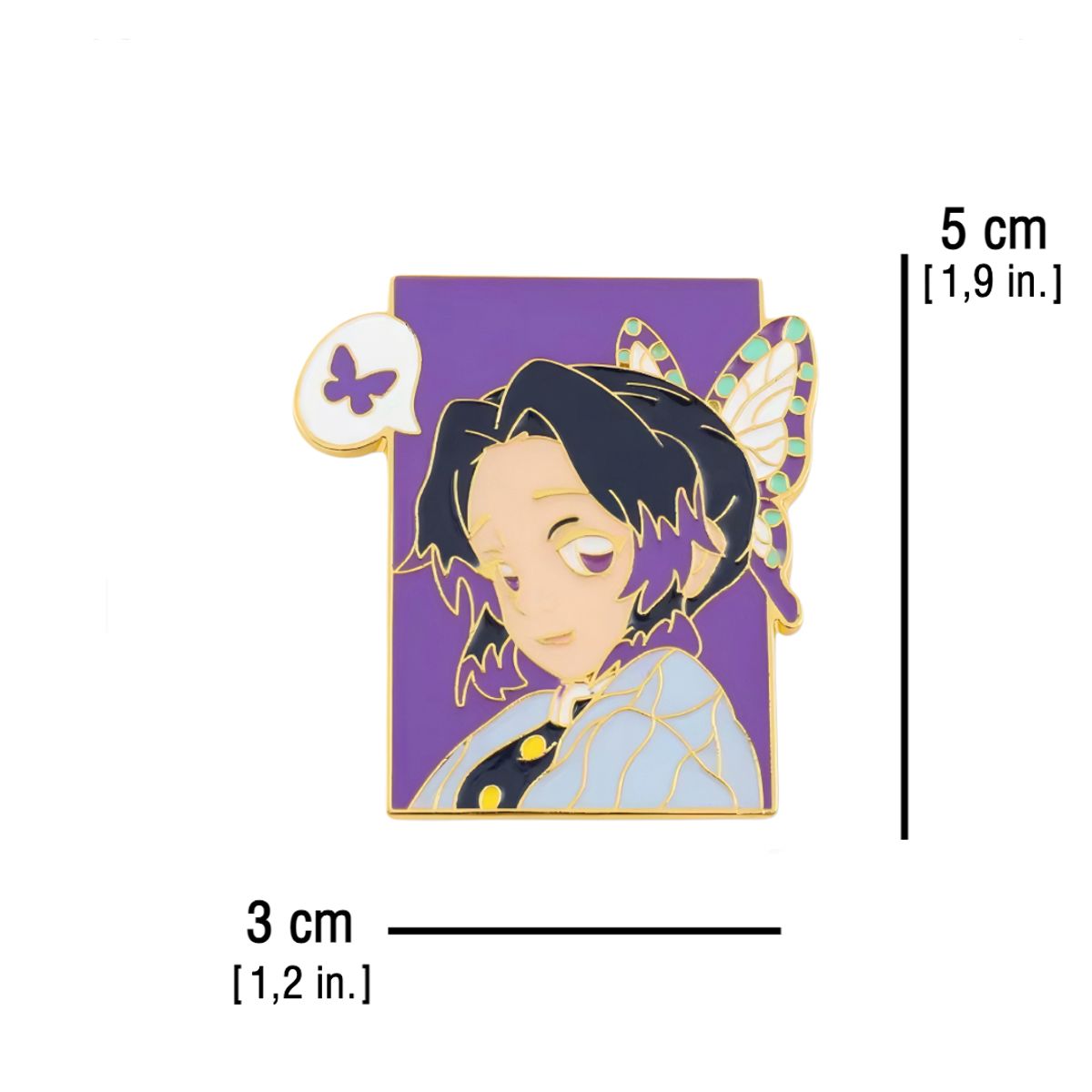 GENERICO - Pin Shinobu Kocho - Demon Slayer Kimetsu No Yaiba