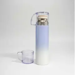 GENERICO - Termo Agua Caliente Y Fria Cafe Mate Tapa Vaso 500ml