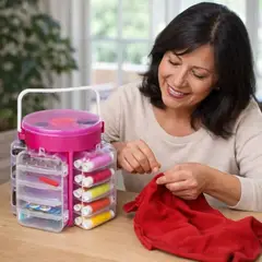 MOVI - Costurero 210 Piezas: Supercosturero Portátil con todo lo que necesitas