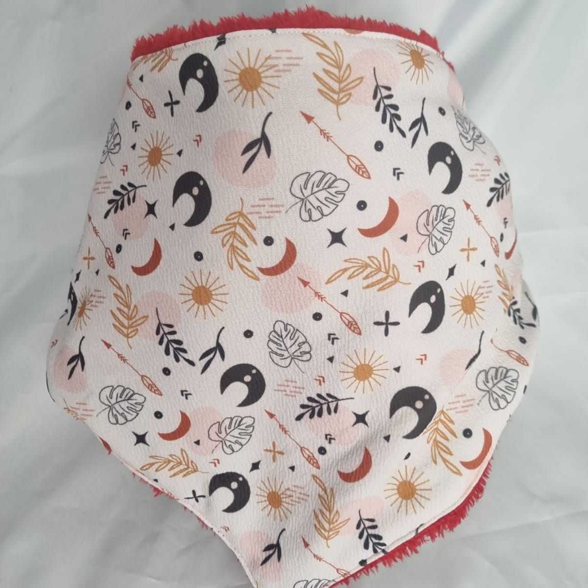 EL MUNDO DE EMMA - Bandana mascota invierno medias lunas talla L