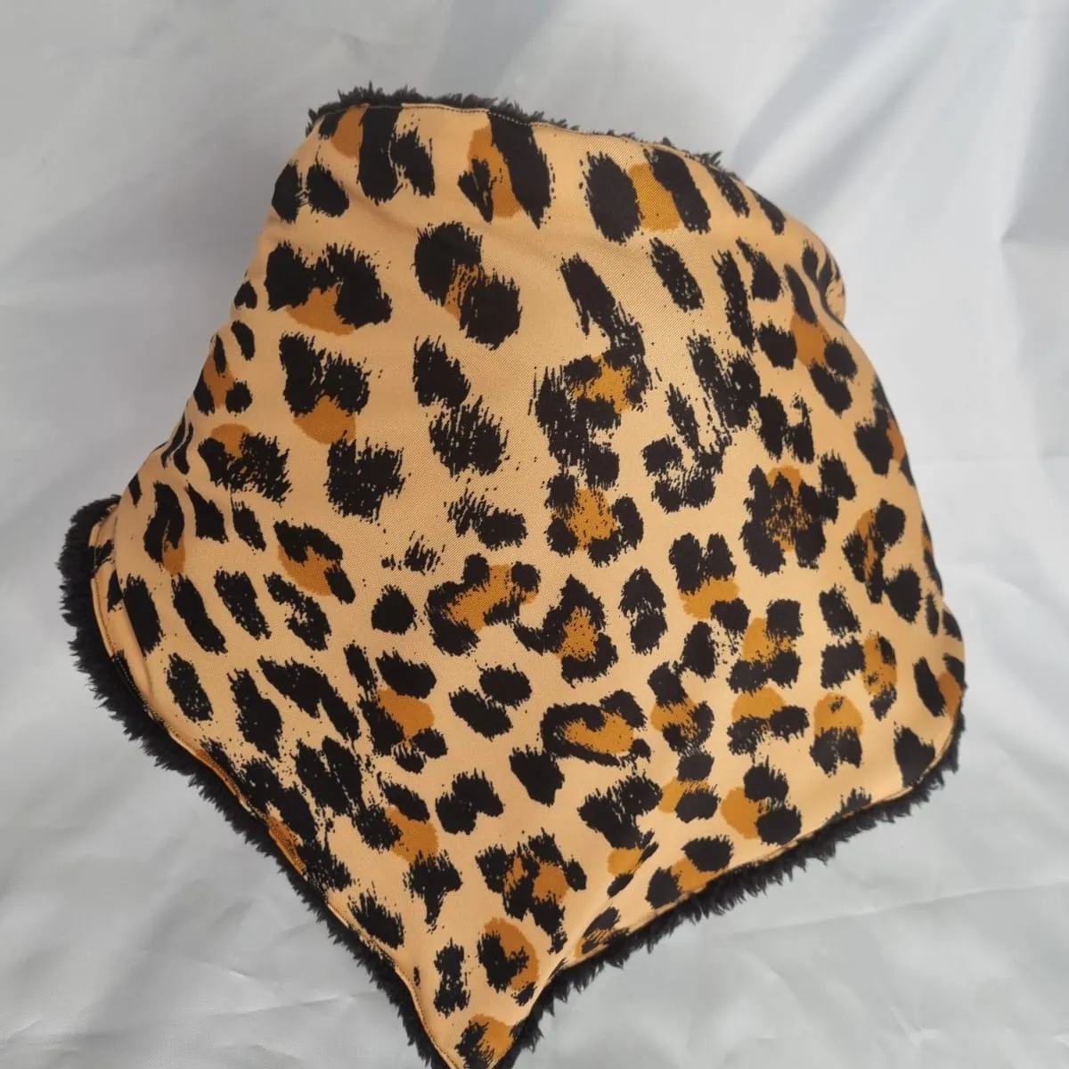 EL MUNDO DE EMMA - Bandana mascota invierno animal print talla XL