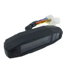 GENERICO - Velocimetro Para Moto Full Digital Universal Que Indica RPM Marchas Giro Y Bencina