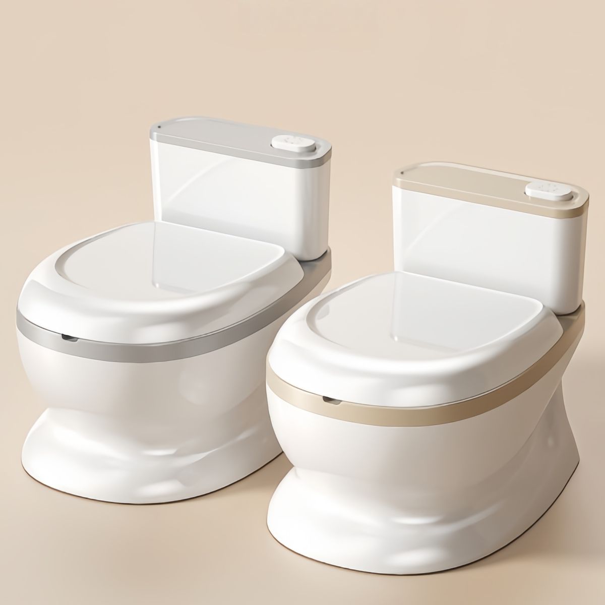 GENERICO - Bacinica Bañito Entrenador Niños Cojín suave con música 607 Gris