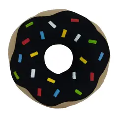 GENERICO - Cojin Dona Peluche 30 cm Negro