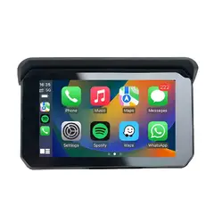 GENERICO - Pantalla Moto 5 CarPlay Android Auto GPS Bluetooth Impermeable