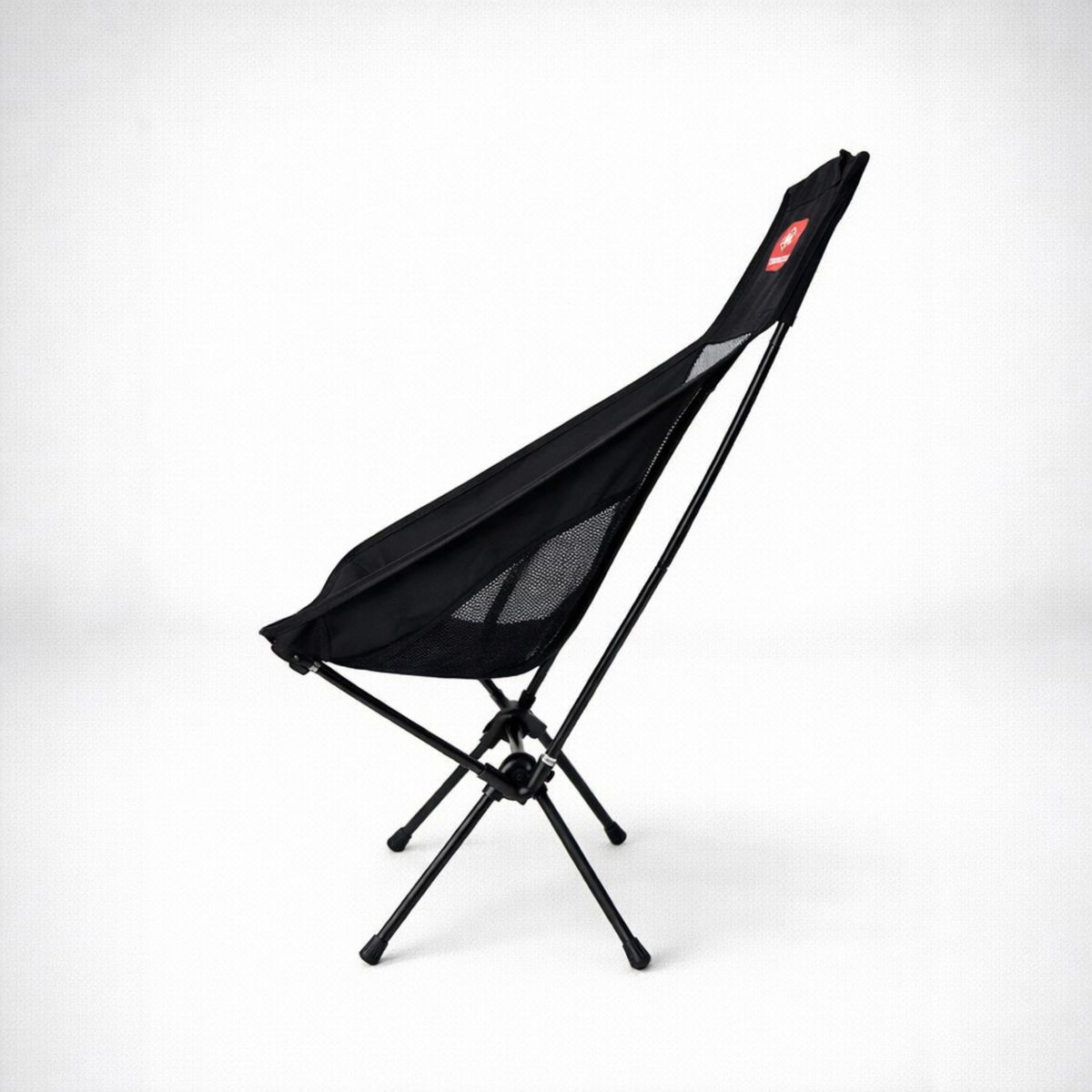 CAMPSOR - Silla Plegable Camping Ultraliviana Aluminio Soporta 120kg con Bolsa Transporte Negro