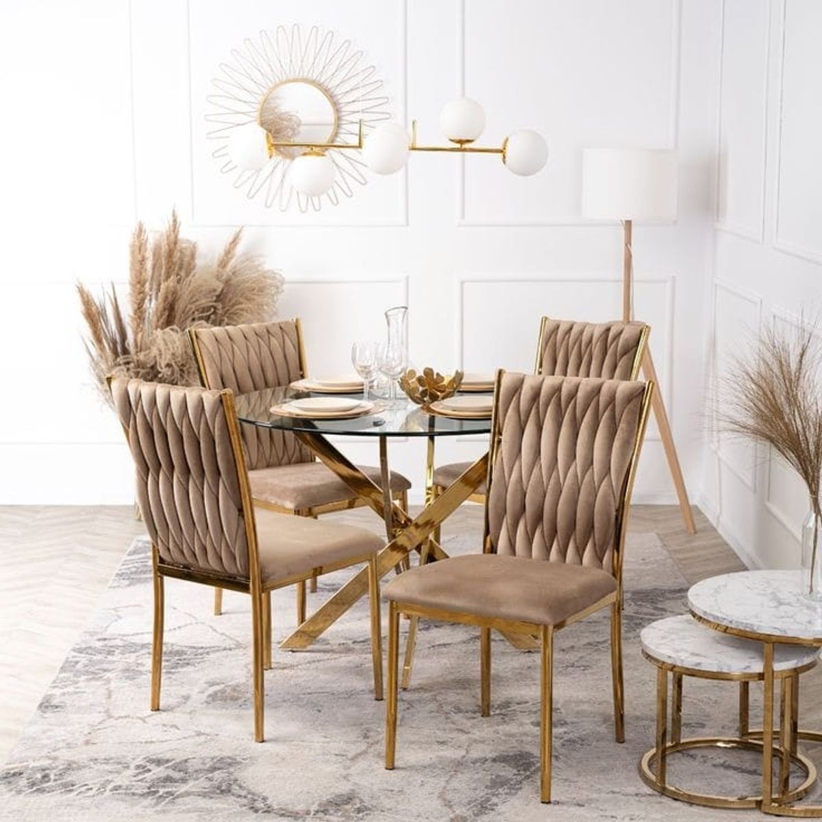 GENERICO - comedor king gold velvet