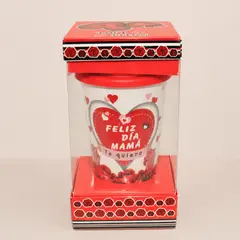 HOMESTAR - Vaso Térmico Feliz Día Mamá Plástico con Tapa