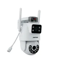 GENERICO - Camara De Vigilancia IP Wifi Doble Camara 3 MP De 12 LED Con Alarma